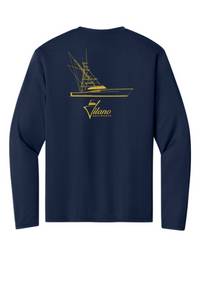 Vilano Boatworks 65 – Navy Performance Long Sleeve Tee