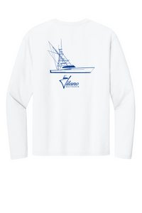 Vilano Boatworks 65 – White Performance Long Sleeve Tee