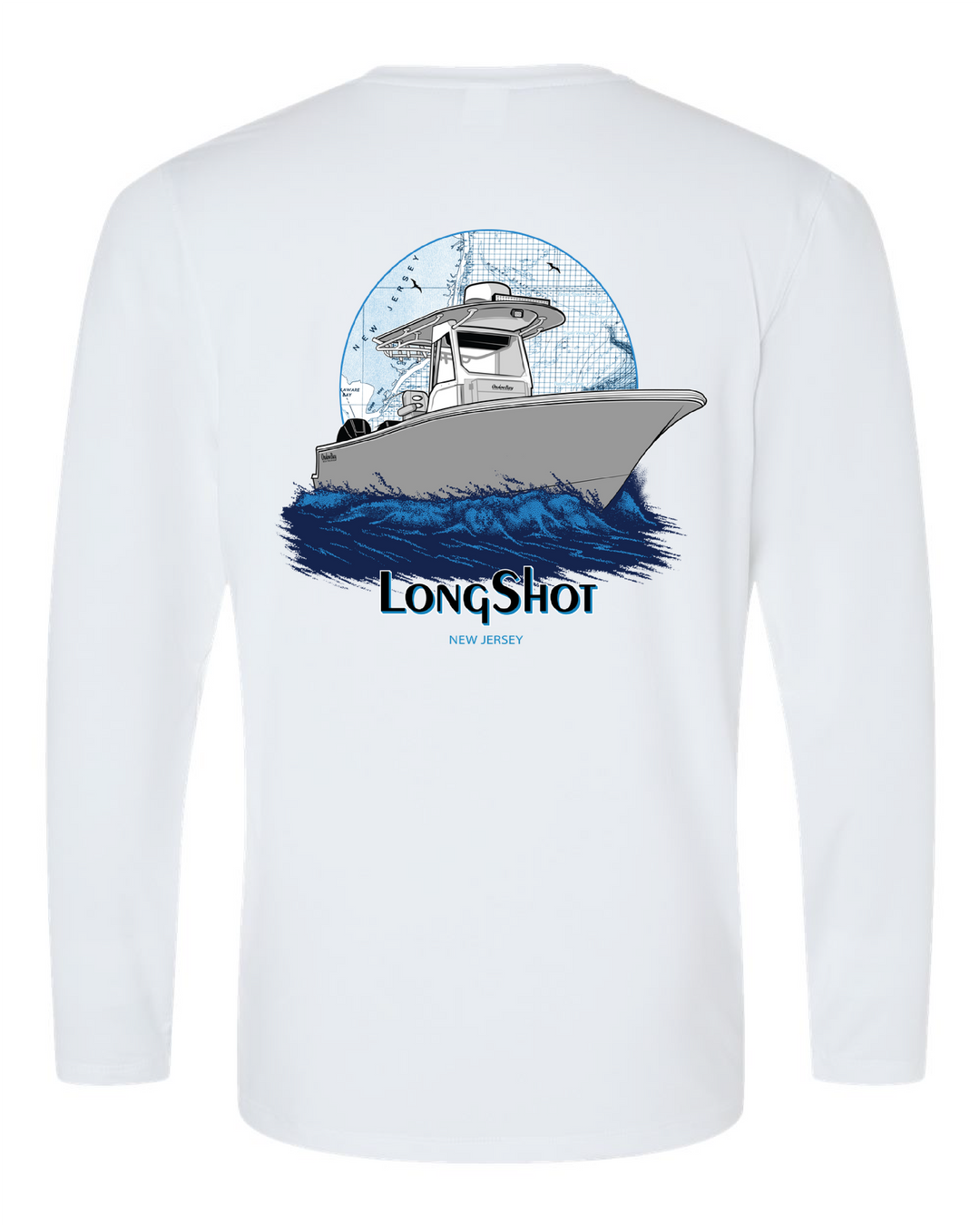 Nautical NJ LongShot Denali Performance Longsleeve