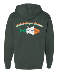 Montauk Canyon Challenge - Irish Day Midweight Pullover Hoodie - Alpine Green