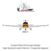 Custom Aircraft Drawing & Logo Design