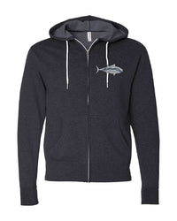 Montauk Canyon Challenge - Charcoal Lightweight Zipper Hoodie