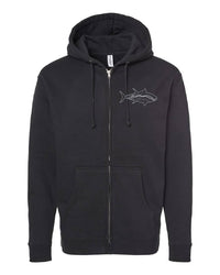 Montauk Canyon Challenge - Black Zipper Hoodie