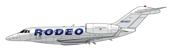 Rodeo original aircraft artwork
