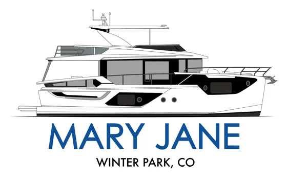 Mary Jane Cabin Boat, Artwork