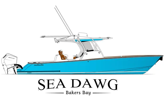 Sea Dawg original boat artwork