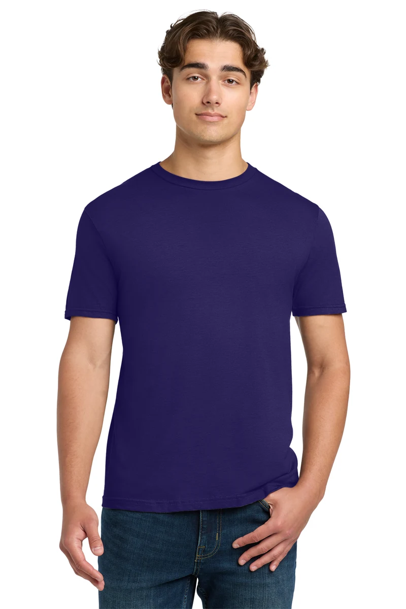 Gildan 64000 Softstyle T-Shirt · Fan Dark Purple · model front · Garment reference