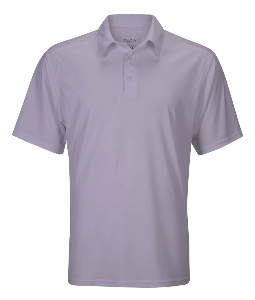 Denali 41615 Men's ProtectUV Short Sleeve Polo · Periwinkle · front · Garment reference