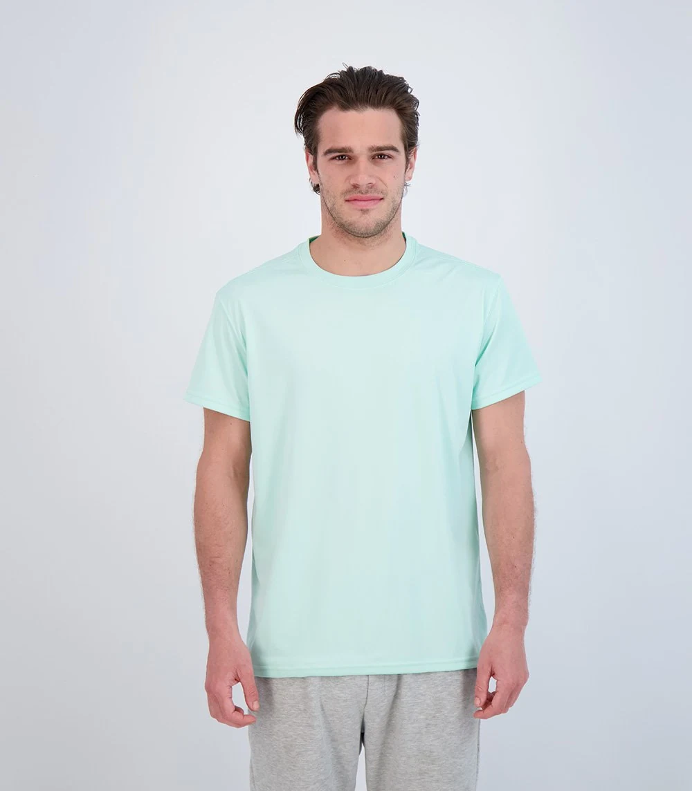 Denali 42325 Men's Teaser Short Sleeve Sun Protective Shirt · Seafrost · front · Garment reference