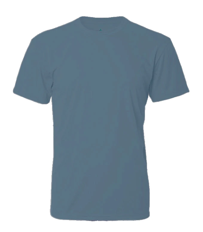 Denali 42325 Men's Teaser Short Sleeve Sun Protective Shirt · Stars and Stripes Blue · front · Garment reference