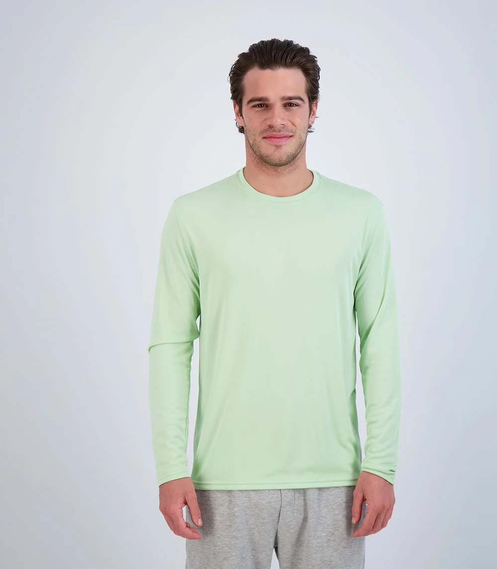 Denali 42327 Men's Teaser Long Sleeve Sun Protective Shirt · Green Tea supplier garment photo