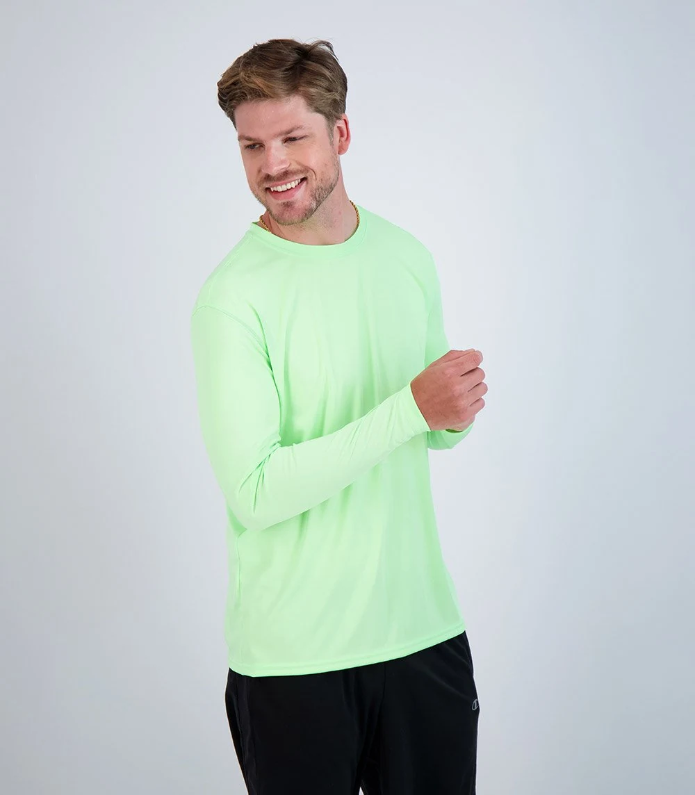 Denali 42327 Men's Teaser Long Sleeve Sun Protective Shirt · Poison · front · Garment reference