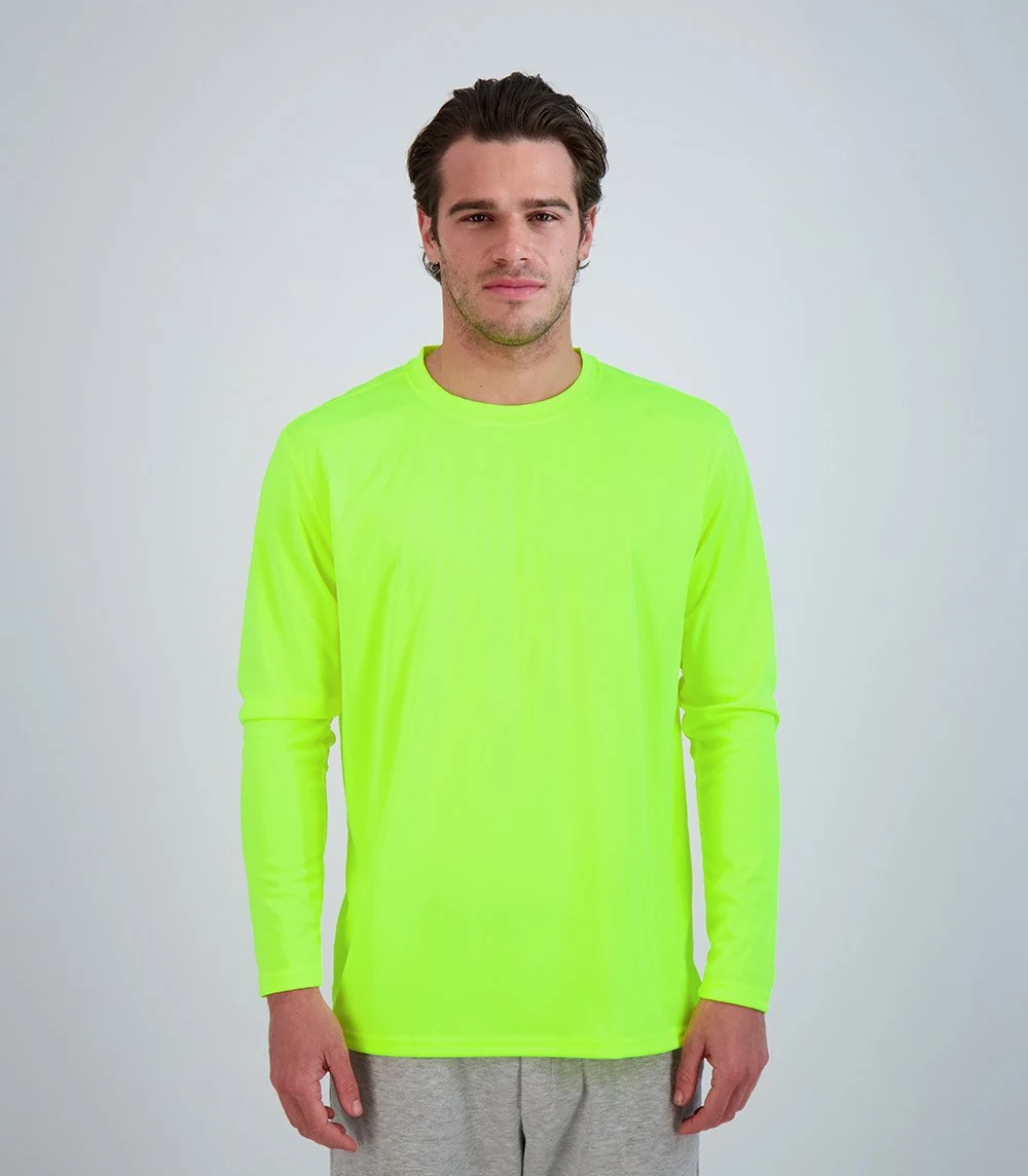 Denali 42327 Men's Teaser Long Sleeve Sun Protective Shirt · Radium · front · Garment reference