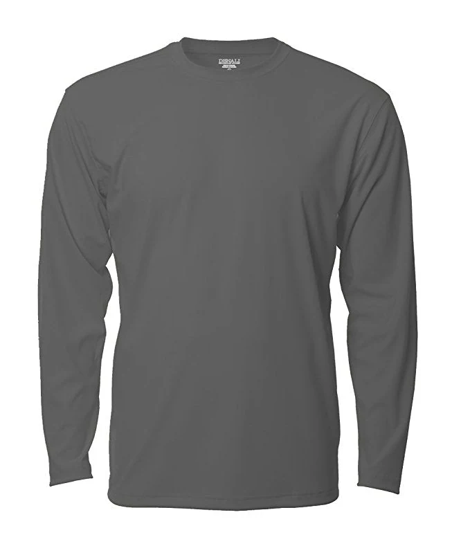 Denali 42327 Men's Teaser Long Sleeve Sun Protective Shirt · Smoke · front · Garment reference