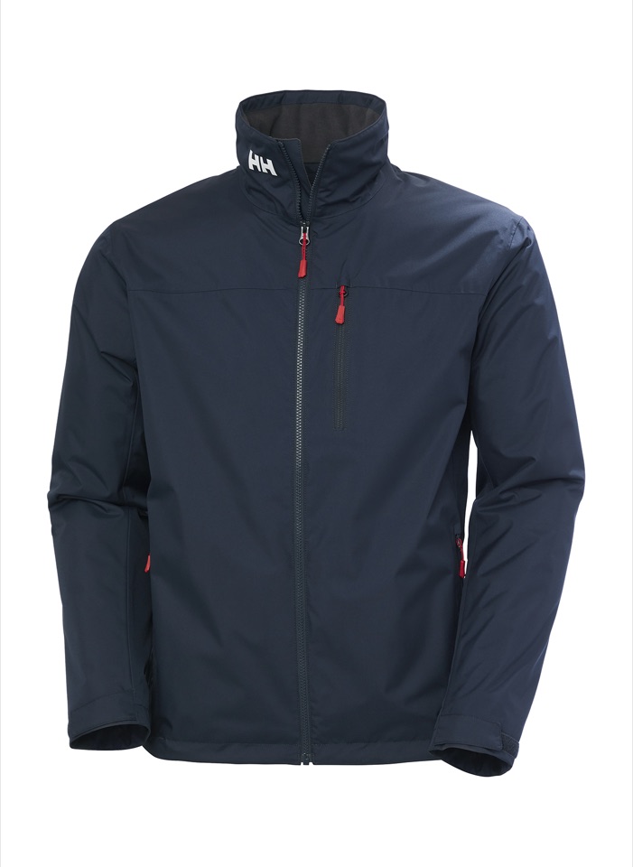 Helly Hansen 34444 Men's Crew Midlayer Jacket 2.0 in Navy