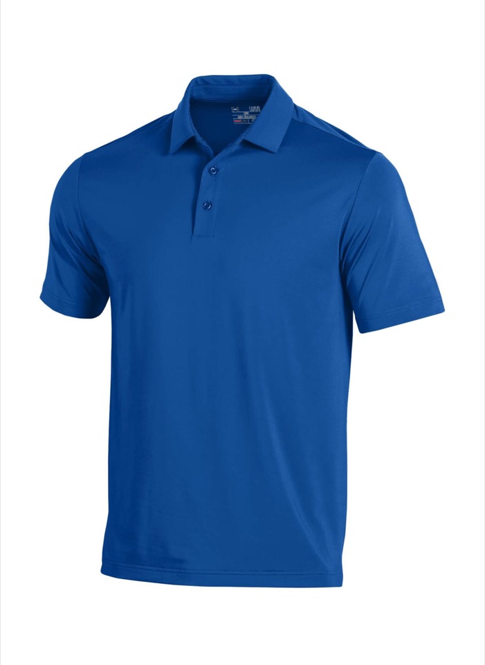 Under Armour UM0550 Men's T2 Green Polo · Royal · Supplier photo