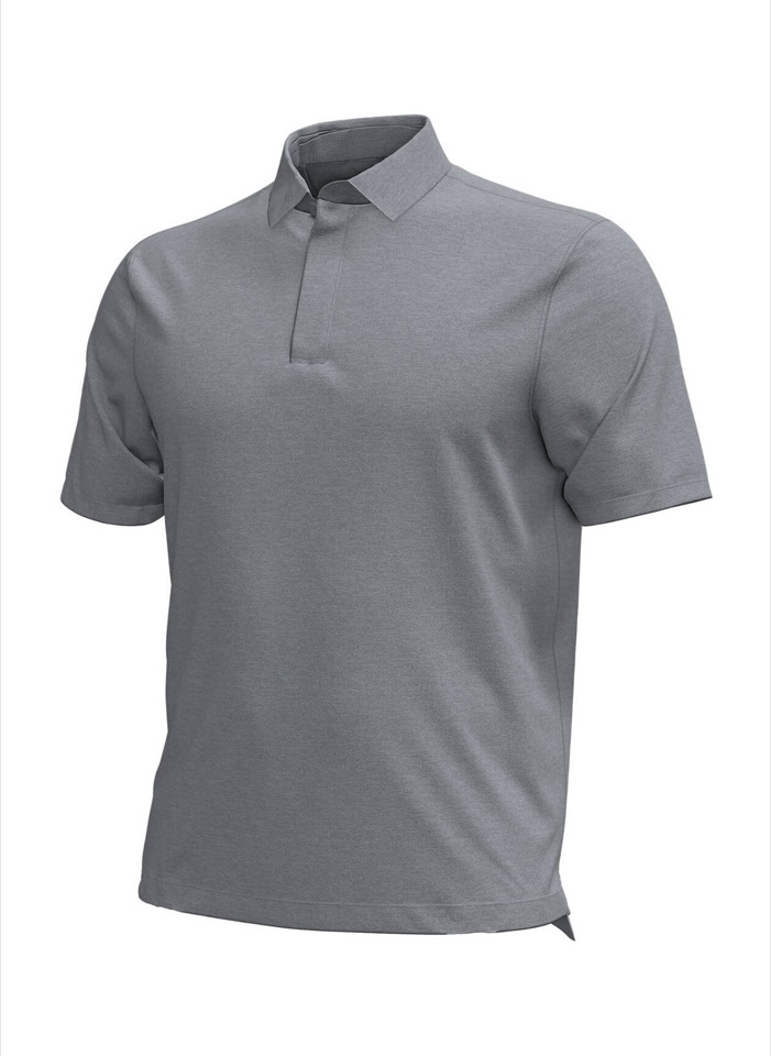Under Armour UM0999 Men's Aura Heather Polo · Steel · Supplier photo