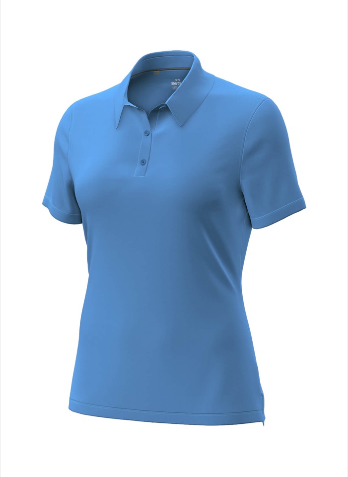 Under Armour UW0550 Women's T2 Green Polo · Horizon Blue · Supplier photo