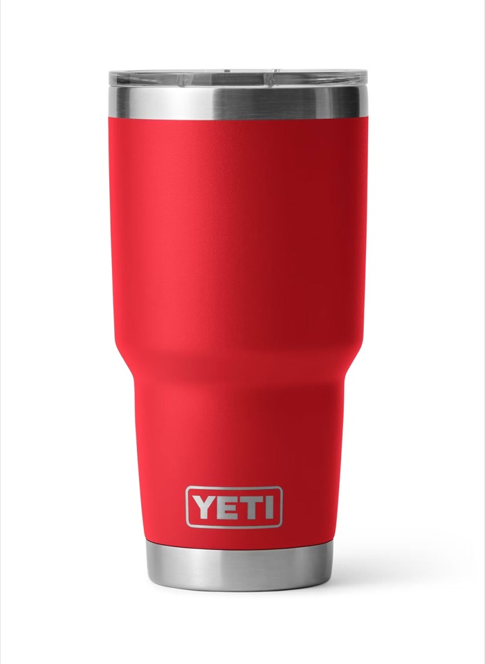 YETI YRAM30 Rambler 30 oz Tumbler · Rescue Red · Supplier photo