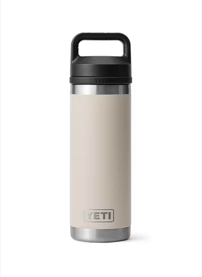 YETI YRAMB18C Rambler Bottle 18 oz Chug · Cape Taupe · Supplier photo