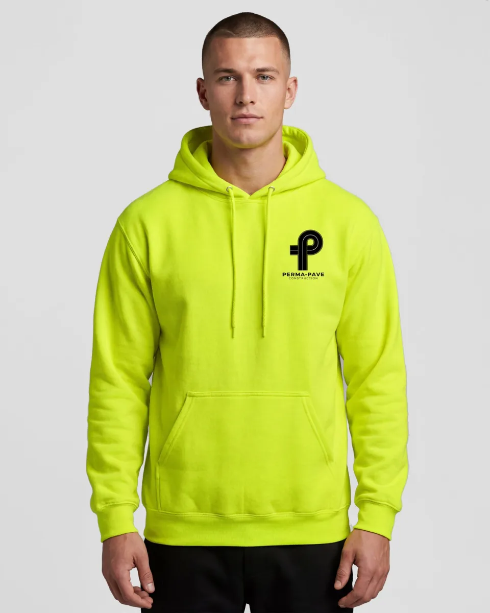 Supplied company workwear hoodie mockup