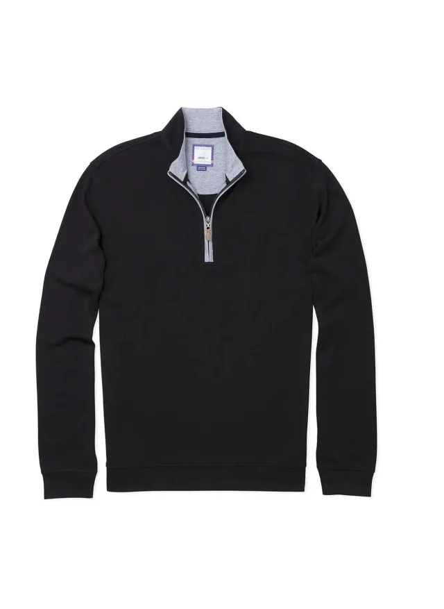 Johnnie-O Men's Sully Quarter-Zip in Black