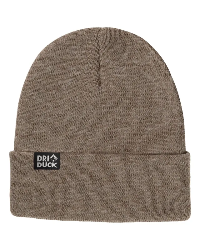 3523 Coleman Cuffed Beanie · Gravel · front · Garment reference