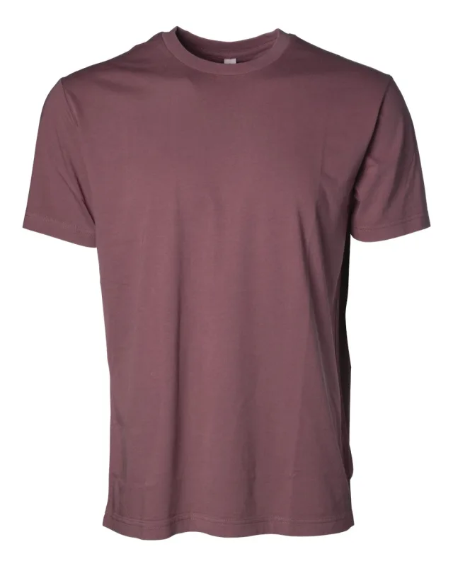PRM180PT Unisex Premium T-Shirt · Pigment Maroon · front · Garment reference