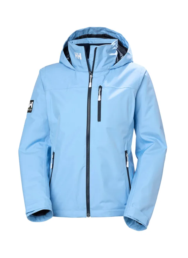 Helly Hansen Women's Crew Hooded Midlayer Jacket 2.0 · Bright Blue · Supplier photo