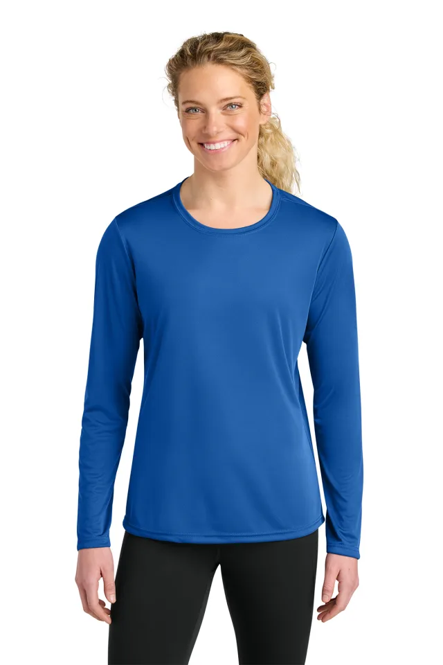 A4 Women’s Cooling Performance Long Sleeve Tee · Royal · front · Garment reference