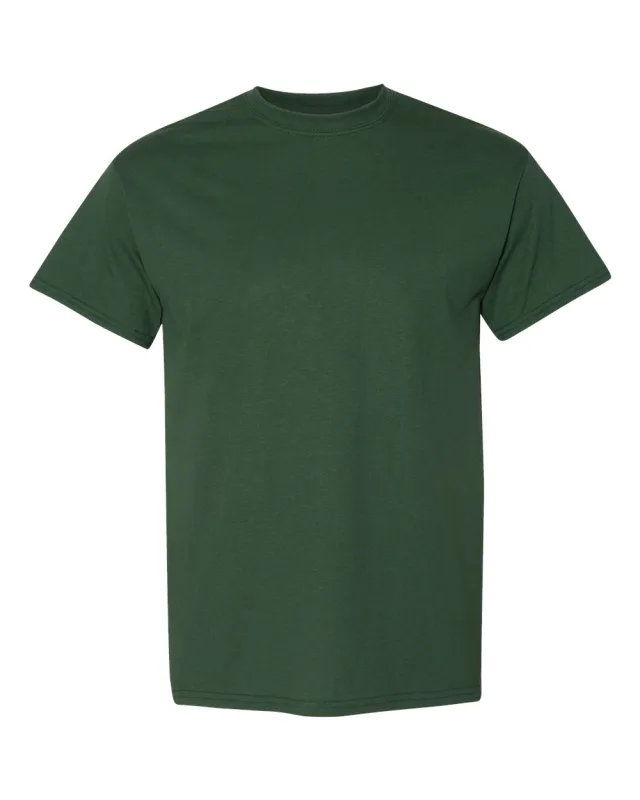 8000 Unisex DryBlend® T-Shirt · Dark Green · front · Garment reference