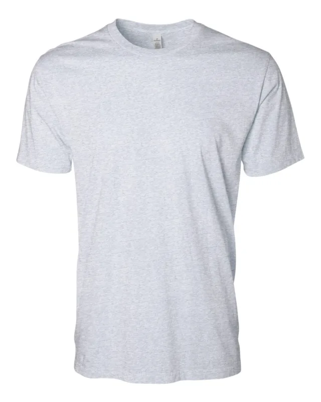 PRM180PT Unisex Premium T-Shirt · Grey Heather · front · Garment reference