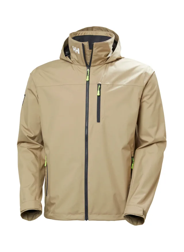 Helly Hansen Men's Crew Hooded Jacket 2.0 · Pebble · Supplier photo