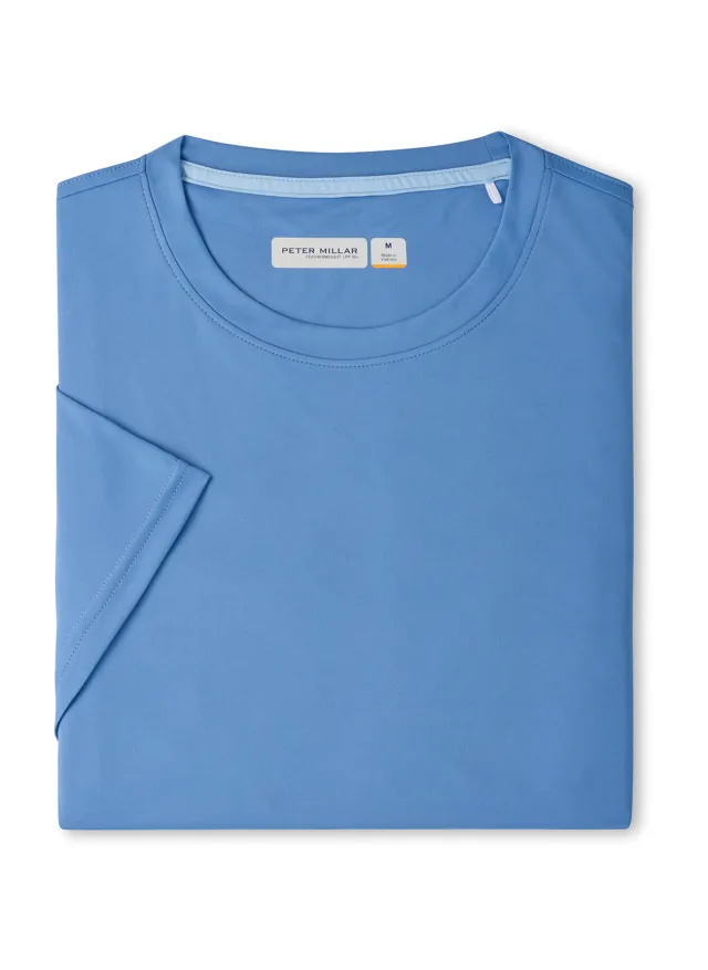 Peter Millar Men's Featherweight Performance T-Shirt · Hyper Blue · Supplier photo