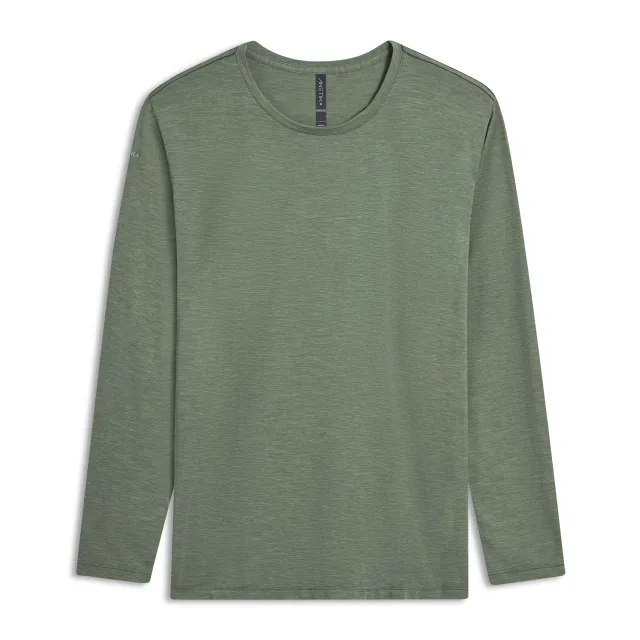 MENS - LOW PRO TECH L/S · DARK OLIVE HEATHERED · Supplier photo