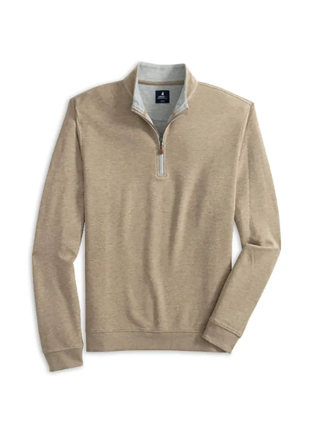 Johnnie-O Men's Sully Quarter-Zip · Cedar · Supplier photo