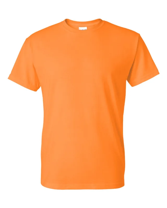 8000 Unisex DryBlend® T-Shirt · Tennessee Orange · front · Garment reference