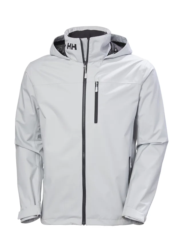 Helly Hansen Men's Crew Hooded Jacket 2.0 · Grey Fog · Supplier photo
