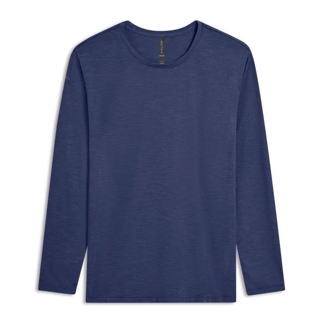 MENS - LOW PRO TECH L/S · NAVY HEATHERED · Supplier photo