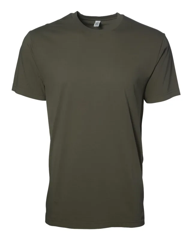 PRM180PT Unisex Premium T-Shirt · Army · front · Garment reference