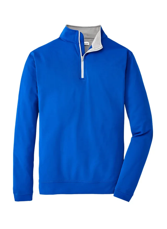 Peter Millar Men's Perth Performance Quarter-Zip · Blue 3 · Supplier photo
