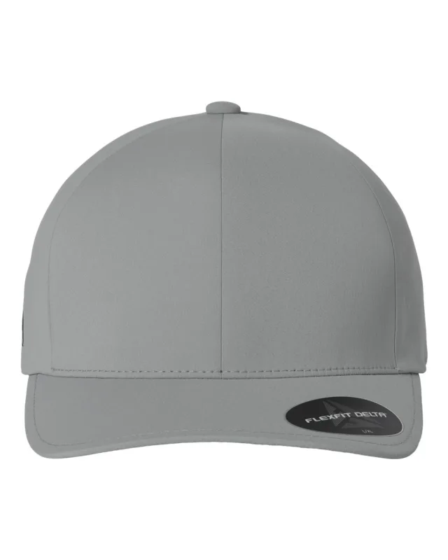 180 Delta® Seamless Cap · Silver · front · Garment reference