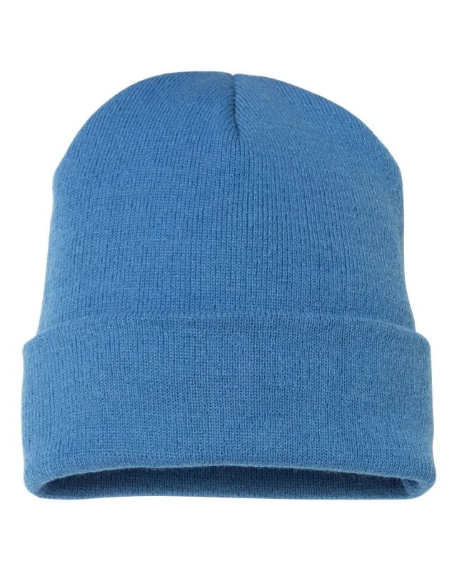 1501KC Cuffed Beanie · Carolina Blue · front · Garment reference