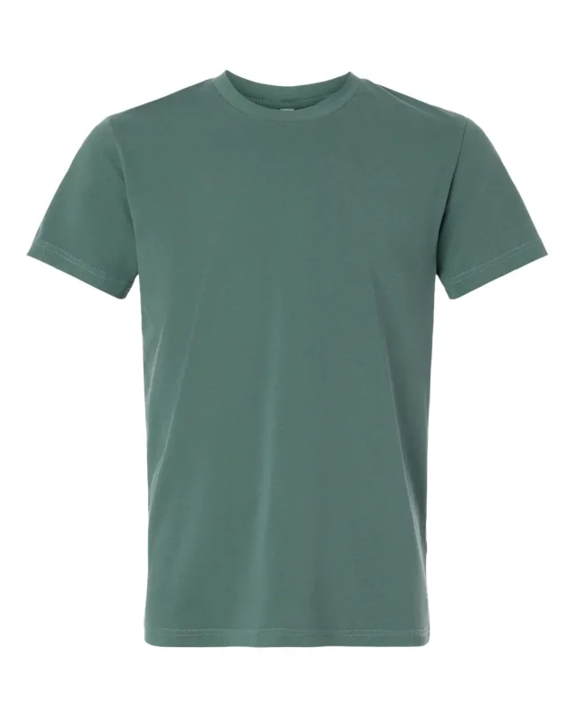 PRM180PT Unisex Premium T-Shirt · Pigment Alpine Green · front · Garment reference
