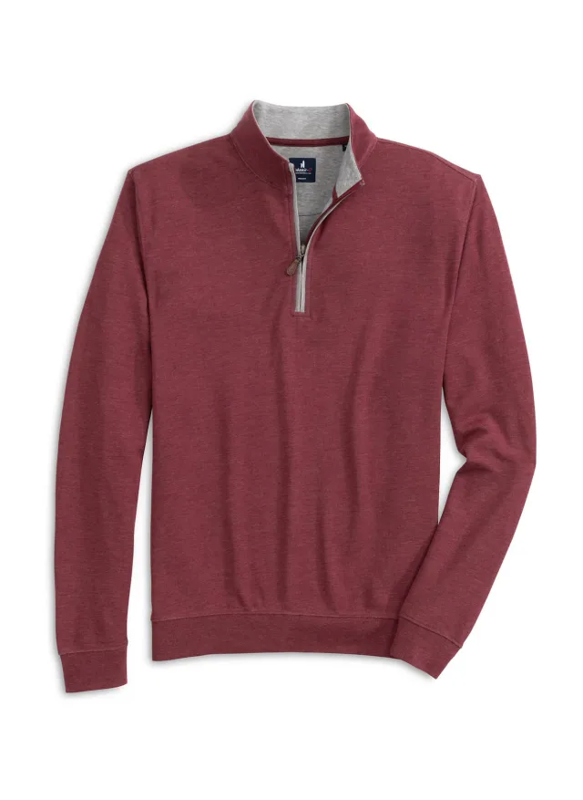 Johnnie-O Men's Sully Quarter-Zip · Port · Supplier photo