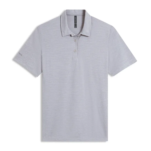 MENS - LOW PRO TECH POLO S/S · ALLOY HEATHERED · Supplier photo
