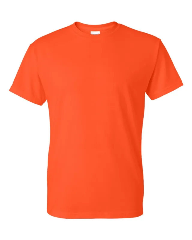 8000 Unisex DryBlend® T-Shirt · Orange · front · Garment reference