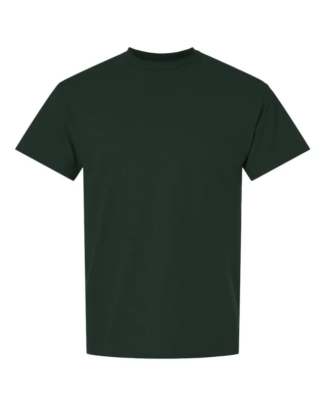 8000 Unisex DryBlend® T-Shirt · Forest Green · front · Garment reference