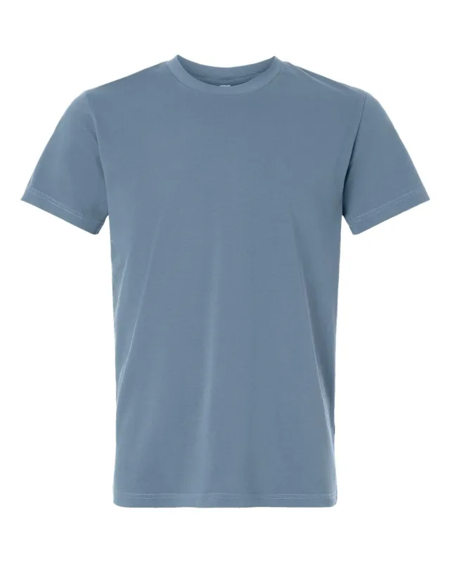 PRM180PT Unisex Premium T-Shirt · Pigment Slate Blue · front · Garment reference