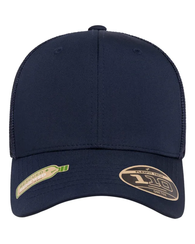 110R 110® Recycled Mesh Cap · Navy · front · Garment reference